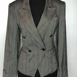 Michelle Stuart Pinstriped Detailed Blazer $38